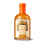Licor de Naranja Federica de Liqueurful, licor artesanal con sabor a naranja dulce y amarga.