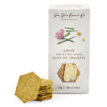 Crackers de aceite de oliva virgen extra y cebollino 125 g